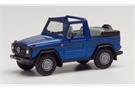 Herpa H0 MB G-Modell Cabrio, hellblau metallic