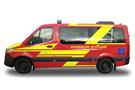 Herpa H0 MB Sprinter '18 Flachdach Bus, MTW Feuerwehr Stuttgart (Sonderserie BaWü)