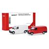 Herpa H0 MiniKit: MB Vito Kasten 2010, weiss und rot (Inhalt: je 1 Stk.)