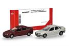 Herpa H0 MiniKit: Renault Laguna, sienarot und arktisweiss (Inhalt: je 1 Stk.)