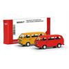 Herpa H0 MiniKit: VW T3 Bus, ginstergelb und feuerrot (Inhalt: je 1 Stk.)