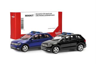 Herpa H0 MiniKit: VW Tiguan, ultramarinblau und schwarz (Inhalt: je 1 Stk.)