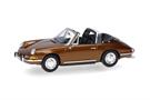 Herpa H0 Porsche 911 Targa, braunrot metallic