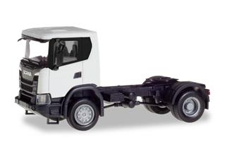 Herpa H0 Scania CG 17 4x4 Zugmaschine, weiss