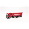 Herpa H0 Scania CR20 HD Stahlrundmulden-Sattelzug, Vracslux