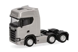 Herpa H0 Scania CS20 HD 6x2 Zugmaschine, grau