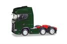 Herpa H0 Scania CS20 HD 6x2 Zugmaschine, moosgrün