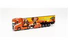 Herpa H0 Scania CS20 HD Gardinenplanen-Sattelzug, Ferntrans Haas