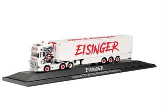 Herpa H0 Scania CS20 HD Kühlkoffer-Sattelzug, Eisinger