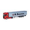Herpa H0 Scania CS20 HD Schubboden-Sattelzug, Braunger