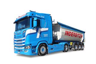 Herpa H0 Scania CS20 ND Kipp-Sattelzug, Inderbitzin