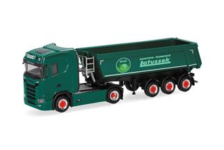 Herpa H0 Scania CS20 ND Rundmulden-Sattelzug, Latussek