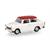 Herpa H0 Trabant 601 Limousine, weiss mit rotem Dach