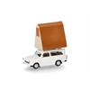 Herpa H0 Trabant 601 Universal Dachzelt, grauweiss