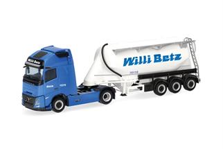 Herpa H0 Volvo FH Aero GL XL Eutersilo-Sattelzug, Willi Betz