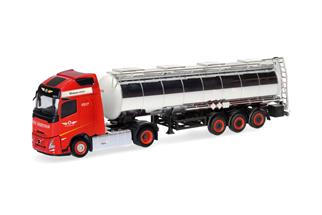 Herpa H0 Volvo FH Aero GL XL Tank-Sattelzug, Den Hartogh