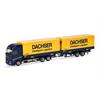 Herpa H0 Volvo FH Aero GL XL Wechselkoffertandem-Hängerzug 7,82m, Dachser
