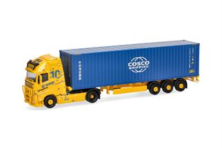 Herpa H0 Volvo FH GL XL 2020 Container-Sattelzug, Acargo Meyer & Meyer / Cosco