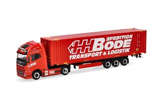 Herpa H0 Volvo FH GL XL 2020 Electric 40'-Container-Sattelzug, HH Bode