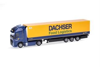 Herpa H0 Volvo FH GL XL 2020 Electric Kühlkoffer-Sattelzug, Dachser Food Logistics