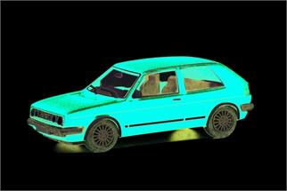 Herpa H0 VW Golf II GTI, tornadorot metallic