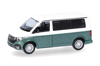 Herpa H0 VW T6.1 California, Candy Weiss / Bay Leaf Green metallic