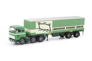 Herpa/MBS H0 MB LPS 2032 Koffer-Sattelzug, Stiehl