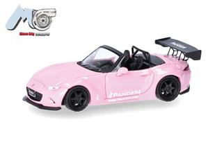 Herpa/MicroCity87 H0 Mazda MX-5 Rocket Bunny, rosa