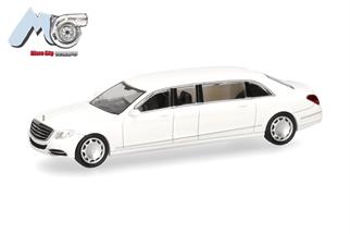 Herpa/MicroCity87 H0 MB S600 Pullmann (W221), weiss