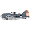 Herpa/Oxford 1:72 US Marine Corps Brewster F2A Buffalo, 221-MF-6