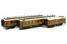 Hobbytrain H0 (AC) CIWL Wagenset 2 Wien-Nizza-Cannes-Express, 3-tlg.