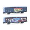 Hobbytrain H0 SBB Schiebewandwagen Hbbillns, Graffiti - Zukunft ist Luxus, Ep. VI