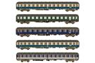 Hobbytrain/LS Models H0 (AC) Reisezug-Wagenset D 912 Emsland, Ep. IVa, 5-tlg.