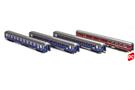 Hobbytrain/LS Models H0 DB Sonderzug-Set 1 Messezug Hannover, Ep. IV, 4-tlg.