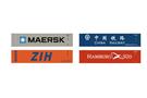 Hobbytrain N 40'-Container-Set 1, 4-tlg.