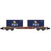 Hobbytrain N DB AG Containertragwagen Sgjkkmms 699, P&O, Ep. VI