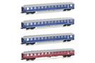 Hobbytrain N DB Reisezugwagen-Set 2 Touropa, Ep. IIIb, 4-tlg.