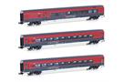Hobbytrain N ÖBB Reisezugwagen-Ergänzungsset Railjet, Ep. VI, 3-tlg.