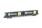 Hobbytrain N Railrelease Containertragwagen Sggnss 80', 2x 40' Warsteiner, Ep. VI
