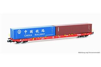Hobbytrain N RCA Containertragwagen Sggnss, 2x40' Beacon/NYK Logistics, Ep. VI