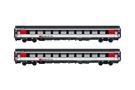 Hobbytrain N SBB Reisezugwagen-Set UIC Z1 Bpm, schwarz/weiss/rot, Ep. V-VI, 2-tlg.