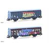 Hobbytrain N SBB Schiebewandwagen Hbbillns, Graffiti - Zukunft ist Luxus, Ep. VI