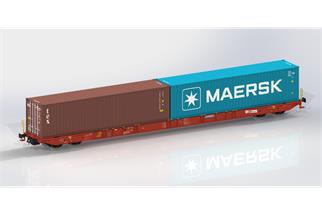 Igra Model H0 RCO/NACCO Containertragwagen Sggnss, Maersk/Texttainer, Ep. VI