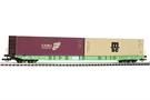 Igra Model H0 SETG Containerwagen Sggnss, CARU/MSC