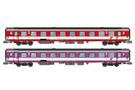 Jägerndorfer N ÖBB Inlandsreisezugwagen-Set, Sparlack, Ep. IV, 2-tlg.