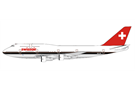 JC 1:200 Swissair Boeing 747-300 Polished Reg: HB-IGF