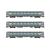 Jouef H0 SNCF Reisezugwagen-Set DEV Inox A8/A3B5/A5s, Ep. III, 3-tlg.