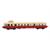 Jouef Loisirs H0 (DC) SNCF Dieseltriebwagen X 3800 Picasso, rot/beige, Ep. III