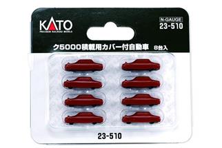 Kato N bedeckte Autos für Autotransportwagen (Inhalt: 8 Stk.)