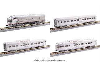 Kato N CB&Q/D&RGW/WP Reisezug-Grundset California Zephyr, 4-tlg.